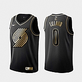 Blazers 0 Damian Lillard Black Golden Edition Nike Swingman Jersey Dzhi,baseball caps,new era cap wholesale,wholesale hats